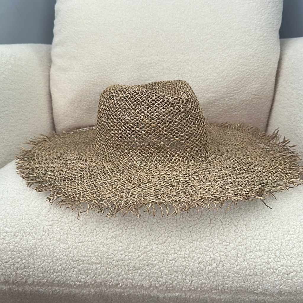 Lack Of Color Straw Wide Brim Hat - Size Xxl (63cm)